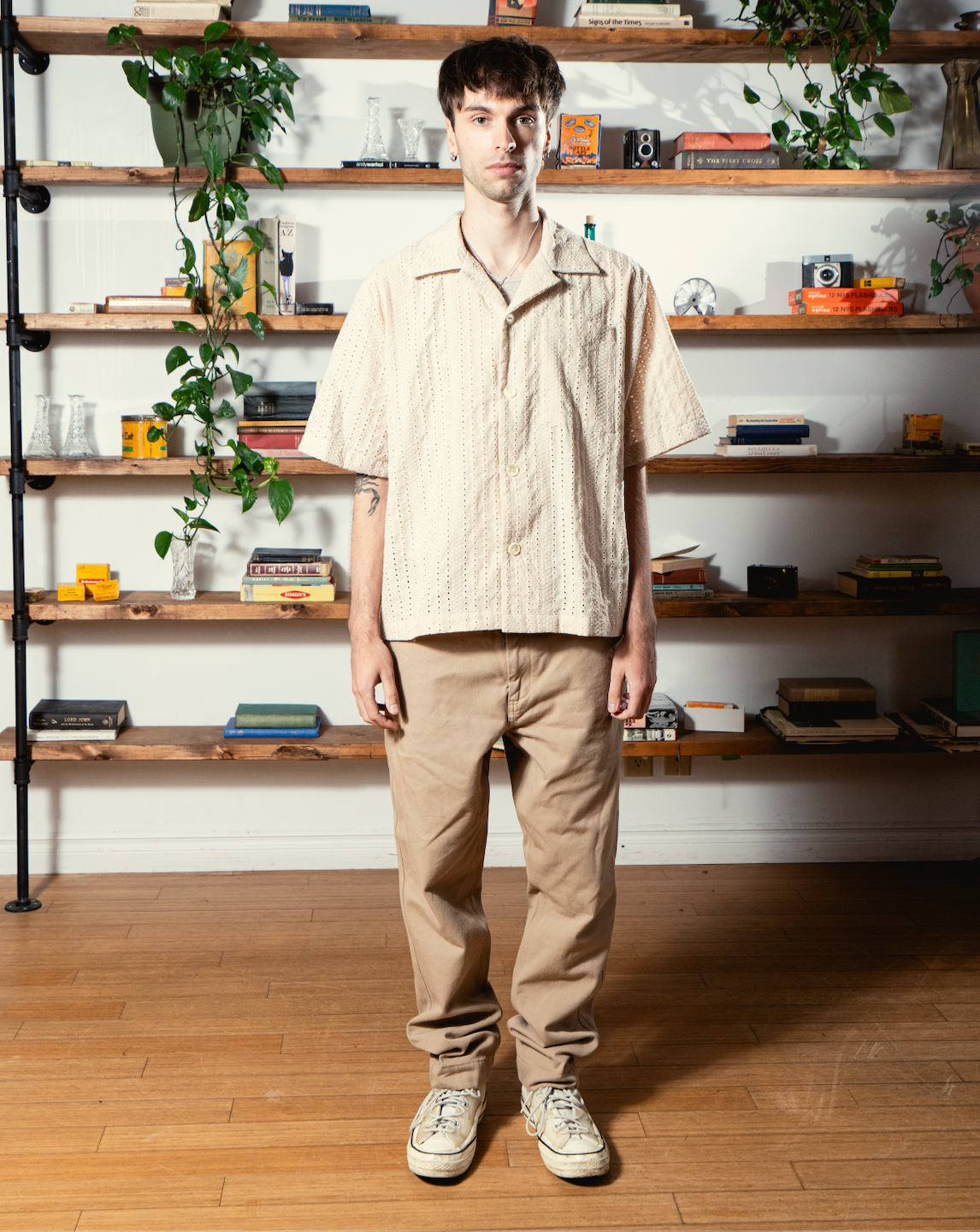 Cream Sunset Camp Collar
