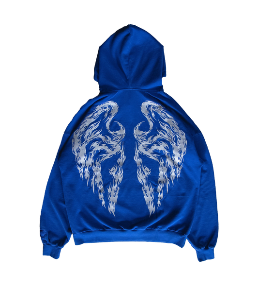 Bluem Wings Hoodie - COBALT BLUE